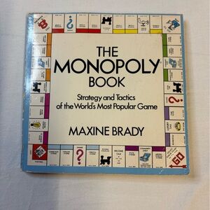 The Monopoly Strategy Book 1974 - Vintage Board Game Cover